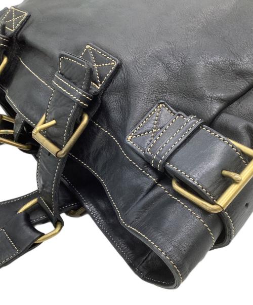 Vivienne Westwood（ヴィヴィアンウエストウッド）Vivienne Westwood (ヴィヴィアンウエストウッド) レザートートバッグ　アコード ブラックの古着・服飾アイテム