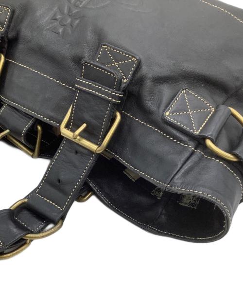 Vivienne Westwood（ヴィヴィアンウエストウッド）Vivienne Westwood (ヴィヴィアンウエストウッド) レザートートバッグ　アコード ブラックの古着・服飾アイテム