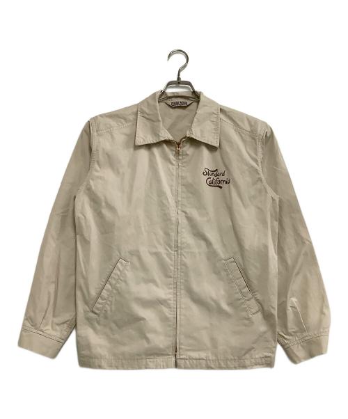 STANDARD CALIFORNIA（スタンダードカリフォルニア）STANDARD CALIFORNIA (スタンダードカリフォルニア) ハリントンジャケット ベージュ サイズ:Sの古着・服飾アイテム