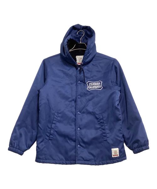 STANDARD CALIFORNIA（スタンダードカリフォルニア）STANDARD CALIFORNIA (スタンダードカリフォルニア) 裏ボアコーチジャケット ブルー サイズ:Sの古着・服飾アイテム