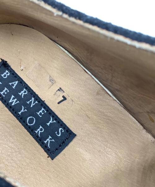 BARNEYS NEWYORK（バーニーズ・ニューヨーク）BARNEYS NEWYORK (バーニーズ・ニューヨーク) オックスフォードシューズ ブラック サイズ:7の古着・服飾アイテム