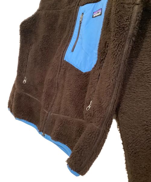 Patagonia（パタゴニア）Patagonia (パタゴニア) クラシックレトロXフリースジャケット ブラウン×ブルー サイズ:Sの古着・服飾アイテム