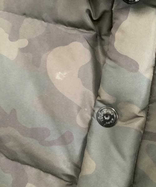 nano・universe（ナノ・ユニバース）nano・universe (ナノ・ユニバース) nishikawa dawn ダウンジャケットカモフラージュ柄 カーキ サイズ:Mの古着・服飾アイテム