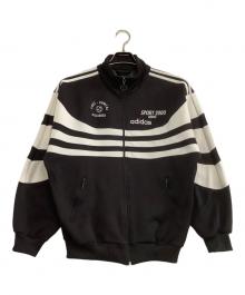 adidas（アディダス）の古着「トラックジャケット」｜ブラック×ホワイト