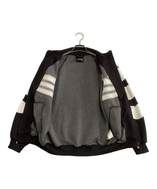 adidas（アディダス）adidas (アディダス) トラックジャケット ブラック×ホワイト サイズ:F162の古着・服飾アイテム
