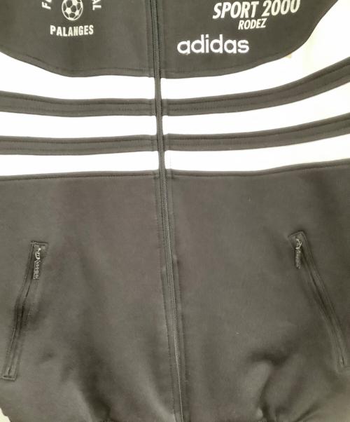 adidas（アディダス）adidas (アディダス) トラックジャケット ブラック×ホワイト サイズ:F162の古着・服飾アイテム