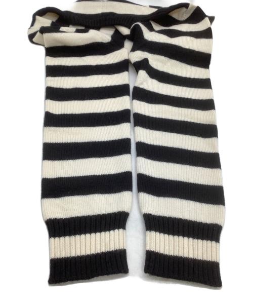 Saint Laurent Paris（サンローランパリ）Saint Laurent Paris (サンローランパリ) 厚手ニット ブラック×ホワイト サイズ:Mの古着・服飾アイテム