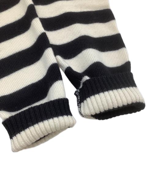 Saint Laurent Paris（サンローランパリ）Saint Laurent Paris (サンローランパリ) 厚手ニット ブラック×ホワイト サイズ:Mの古着・服飾アイテム