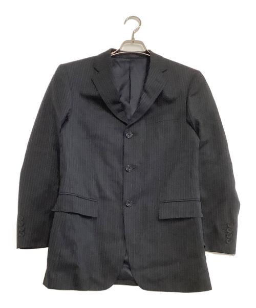 BURBERRY BLACK LABEL（バーバリーブラックレーベル）BURBERRY BLACK LABEL (バーバリーブラックレーベル) セットアップスーツ　	ストライプ ブラック サイズ:36Rの古着・服飾アイテム