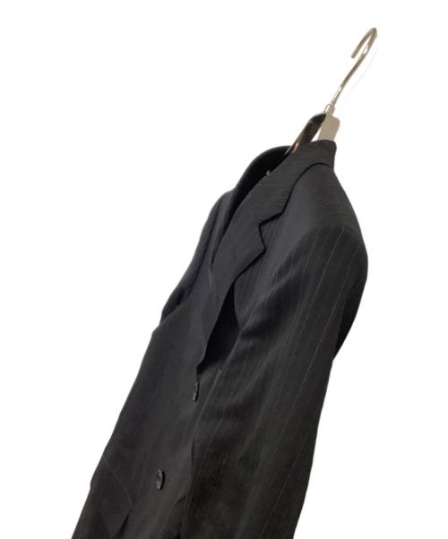 BURBERRY BLACK LABEL（バーバリーブラックレーベル）BURBERRY BLACK LABEL (バーバリーブラックレーベル) セットアップスーツ　	ストライプ ブラック サイズ:36Rの古着・服飾アイテム