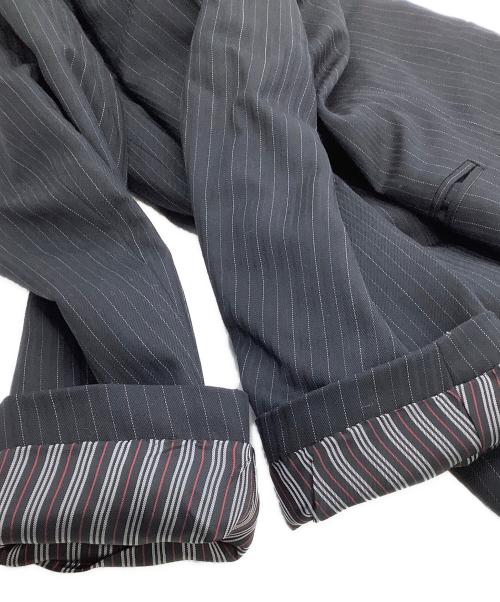 BURBERRY BLACK LABEL（バーバリーブラックレーベル）BURBERRY BLACK LABEL (バーバリーブラックレーベル) セットアップスーツ　	ストライプ ブラック サイズ:36Rの古着・服飾アイテム