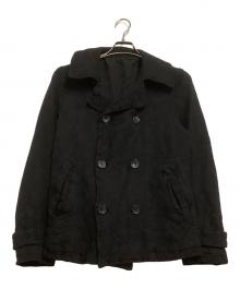 COMME des GARCONS HOMME（コムデギャルソン オム）の古着「Pコート　縮絨」｜ブラック