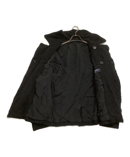 COMME des GARCONS HOMME（コムデギャルソン オム）COMME des GARCONS HOMME (コムデギャルソン オム) Pコート　縮絨 ブラック サイズ:Sの古着・服飾アイテム
