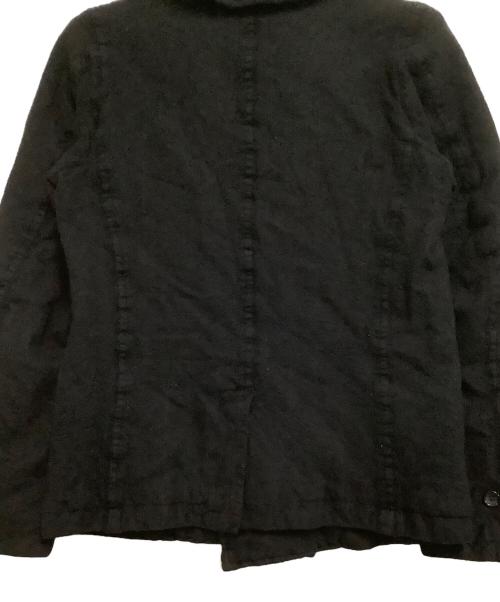 COMME des GARCONS HOMME（コムデギャルソン オム）COMME des GARCONS HOMME (コムデギャルソン オム) Pコート　縮絨 ブラック サイズ:Sの古着・服飾アイテム