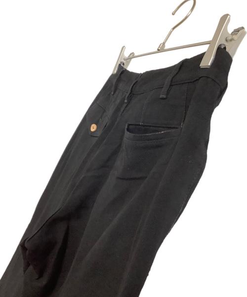 COMME des GARCONS HOMME PLUS（コムデギャルソンオムプリュス）COMME des GARCONS HOMME PLUS (コムデギャルソンオムプリュス) ウールパンツ　アンディ期　	09AW ブラック サイズ:XSの古着・服飾アイテム