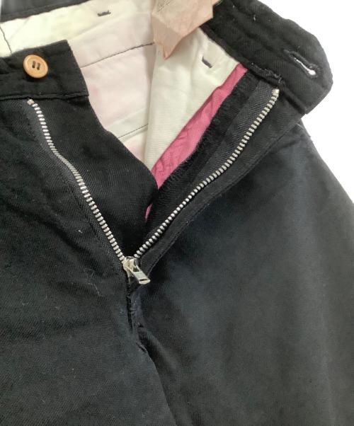 COMME des GARCONS HOMME PLUS（コムデギャルソンオムプリュス）COMME des GARCONS HOMME PLUS (コムデギャルソンオムプリュス) ウールパンツ　アンディ期　	09AW ブラック サイズ:XSの古着・服飾アイテム