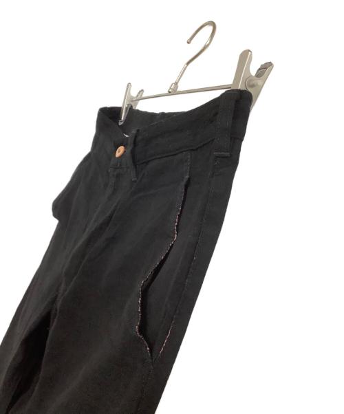 COMME des GARCONS HOMME PLUS（コムデギャルソンオムプリュス）COMME des GARCONS HOMME PLUS (コムデギャルソンオムプリュス) ウールパンツ　アンディ期　	09AW ブラック サイズ:XSの古着・服飾アイテム