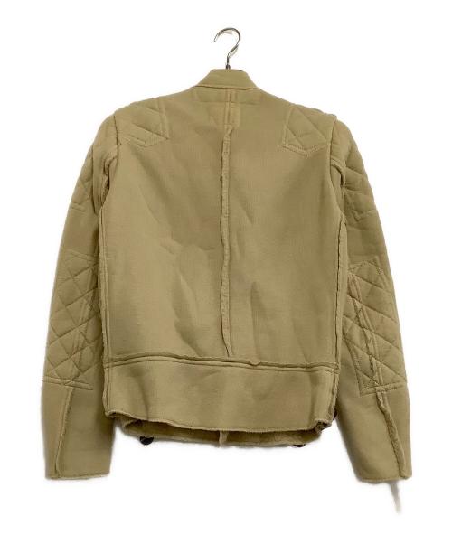 JUNYA WATANABE COMME des GARCONS（(ジュンヤワタナベ コムデギャルソン）JUNYA WATANABE COMME des GARCONS ((ジュンヤワタナベ コムデギャルソン) AVIAKIT (エイヴィアキット) ライダースジャケット ベージュ サイズ:Mの古着・服飾アイテム
