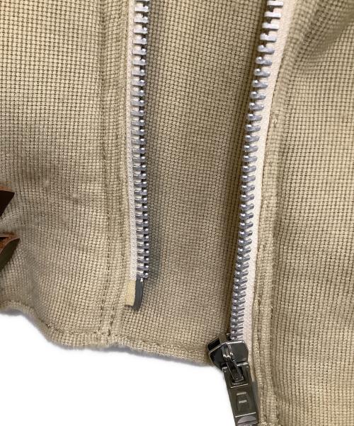 JUNYA WATANABE COMME des GARCONS（(ジュンヤワタナベ コムデギャルソン）JUNYA WATANABE COMME des GARCONS ((ジュンヤワタナベ コムデギャルソン) AVIAKIT (エイヴィアキット) ライダースジャケット ベージュ サイズ:Mの古着・服飾アイテム