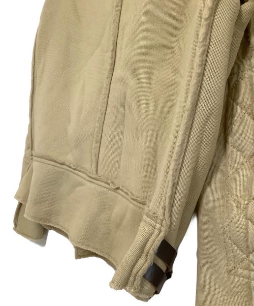 JUNYA WATANABE COMME des GARCONS（(ジュンヤワタナベ コムデギャルソン）JUNYA WATANABE COMME des GARCONS ((ジュンヤワタナベ コムデギャルソン) AVIAKIT (エイヴィアキット) ライダースジャケット ベージュ サイズ:Mの古着・服飾アイテム