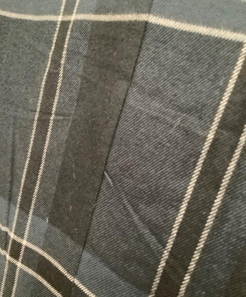 ANSNAM（アンスナム）ANSNAM (アンスナム) 長袖シャツ teleng ブラック×ネイビー サイズ:1の古着・服飾アイテム