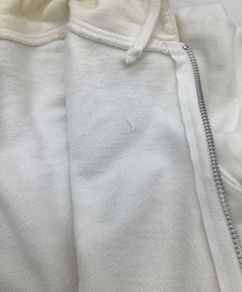 SUPREME（シュプリーム）SUPREME (シュプリーム) ジップパーカー　ロゴフード ホワイト サイズ:Sの古着・服飾アイテム