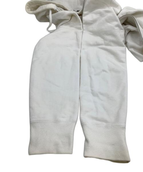 SUPREME（シュプリーム）SUPREME (シュプリーム) ジップパーカー　ロゴフード ホワイト サイズ:Sの古着・服飾アイテム
