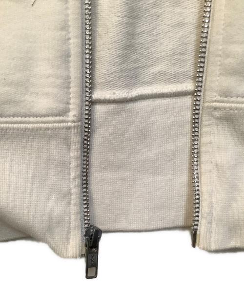 SUPREME（シュプリーム）SUPREME (シュプリーム) ジップパーカー　ロゴフード ホワイト サイズ:Sの古着・服飾アイテム