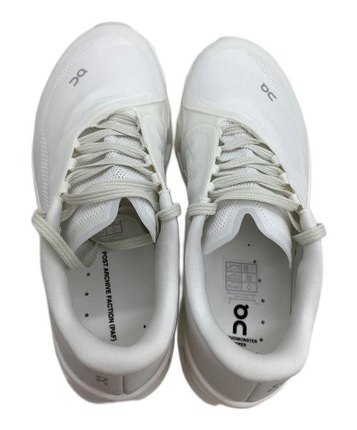 POST ARCHIVE FACTION (PAF)（ポストアーカイブファクション）POST ARCHIVE FACTION (PAF) (ポストアーカイブファクション) on (オン) ローカットスニーカー　Cloudmonster Hyper PAF ホワイト サイズ:24の古着・服飾アイテム