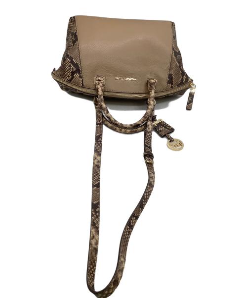 MICHAEL KORS（マイケル・コース）MICHAEL KORS (マイケル・コース) ショルダーバッグ ベージュの古着・服飾アイテム