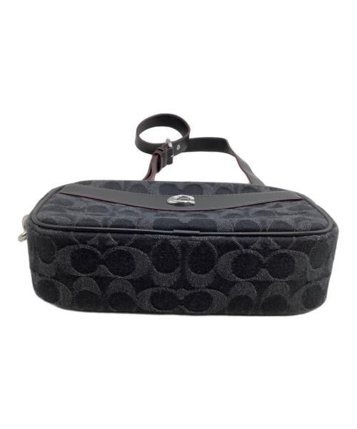 COACH（コーチ）COACH (コーチ) ショルダーポーチ シグネチャー ブラックの古着・服飾アイテム
