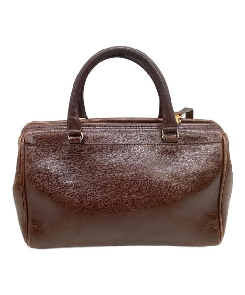 FENDI（フェンディ）FENDI (フェンディ) レザーハンドバッグ ブラウンの古着・服飾アイテム