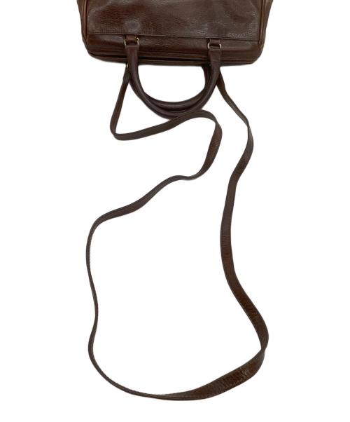 FENDI（フェンディ）FENDI (フェンディ) レザーハンドバッグ ブラウンの古着・服飾アイテム