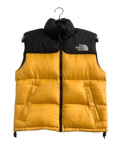 THE NORTH FACE（ザ ノース フェイス）THE NORTH FACE (ザ ノース フェイス) ダウンベスト　ヌプシベスト イエロー サイズ:Sの古着・服飾アイテム
