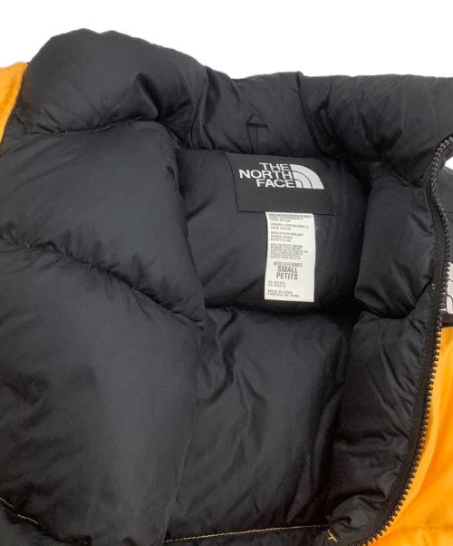THE NORTH FACE（ザ ノース フェイス）THE NORTH FACE (ザ ノース フェイス) ダウンベスト　ヌプシベスト イエロー サイズ:Sの古着・服飾アイテム