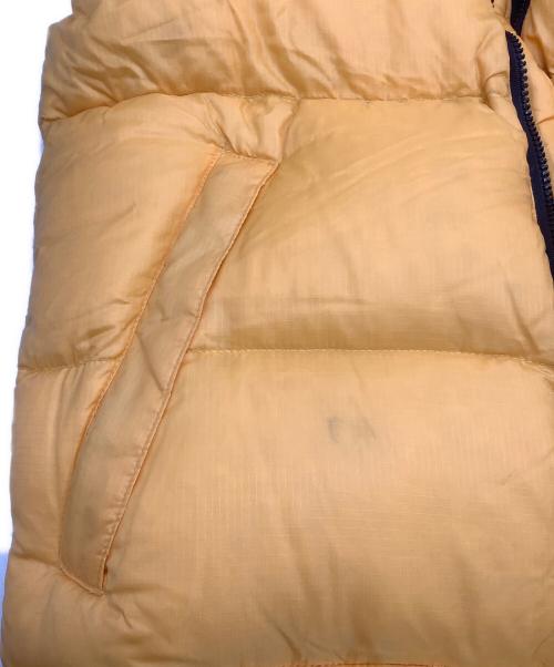 THE NORTH FACE（ザ ノース フェイス）THE NORTH FACE (ザ ノース フェイス) ダウンベスト　ヌプシベスト イエロー サイズ:Sの古着・服飾アイテム