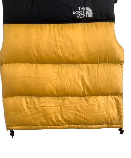 THE NORTH FACE（ザ ノース フェイス）THE NORTH FACE (ザ ノース フェイス) ダウンベスト　ヌプシベスト イエロー サイズ:Sの古着・服飾アイテム