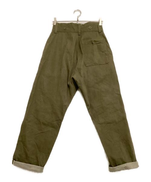 waiper（ワイパー）waiper (ワイパー) ミリタリーパンツ イギリス軍 1950’s MADE OF KAIHARA DENIM カーキ サイズ:6の古着・服飾アイテム