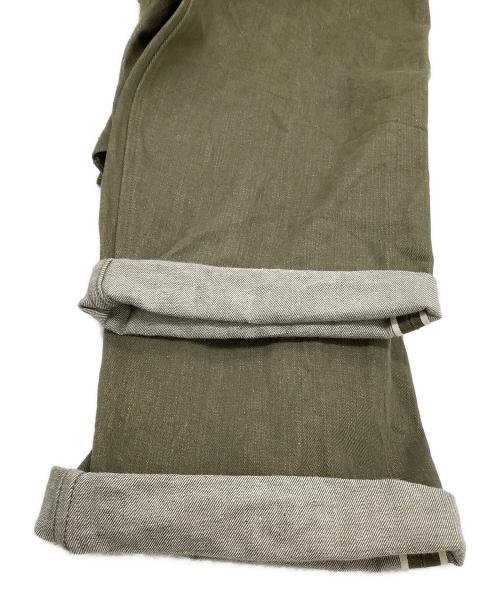 waiper（ワイパー）waiper (ワイパー) ミリタリーパンツ イギリス軍 1950’s MADE OF KAIHARA DENIM カーキ サイズ:6の古着・服飾アイテム