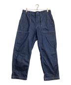 Engineered Garmentsエンジニアドガーメンツ）の古着「ベイカーパンツ」｜ブルー