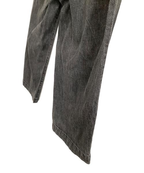 TBPR（タイトブース プロダクション）TBPR (タイトブース プロダクション) デニムパンツ　DENIM BALLOON PANTS ブラック サイズ:Lの古着・服飾アイテム