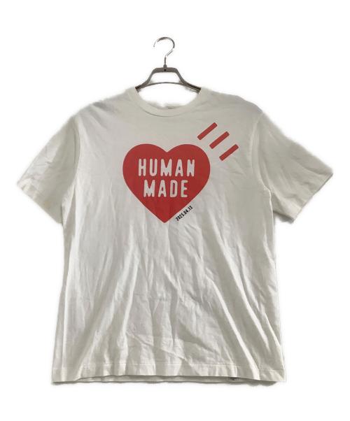 HUMAN MADE（ヒューマンメイド）HUMAN MADE (ヒューマンメイド) 半袖カットソー ホワイト サイズ:Mの古着・服飾アイテム