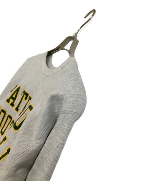 Champion REVERSE WEAVE（チャンピオン リバース ウィーブ）Champion REVERSE WEAVE (チャンピオン リバース ウィーブ) スウェット　PATRIOT FOOTBALL グレー サイズ:XLの古着・服飾アイテム