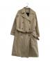 MARGARET HOWELL（マーガレットハウエル）の古着「インナー付きトレンチコート」｜ベージュ