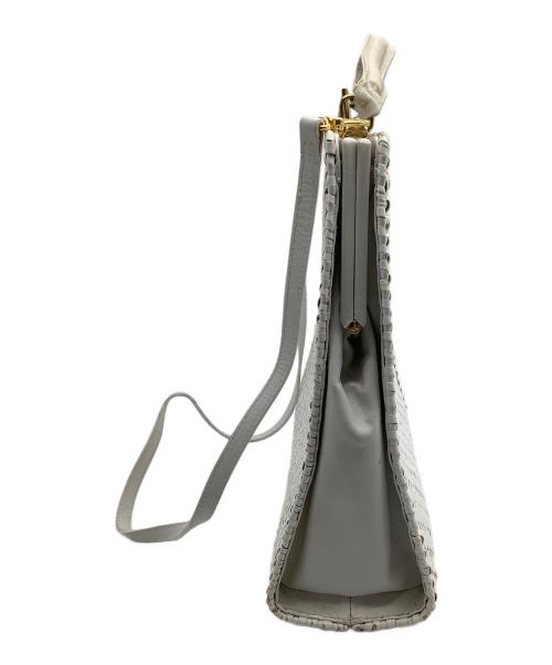 FENDI（フェンディ）FENDI (フェンディ) カゴバッグ ホワイトの古着・服飾アイテム