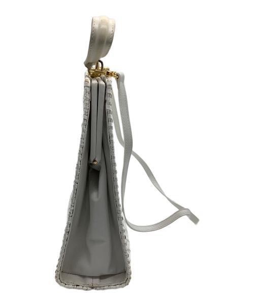 FENDI（フェンディ）FENDI (フェンディ) カゴバッグ ホワイトの古着・服飾アイテム