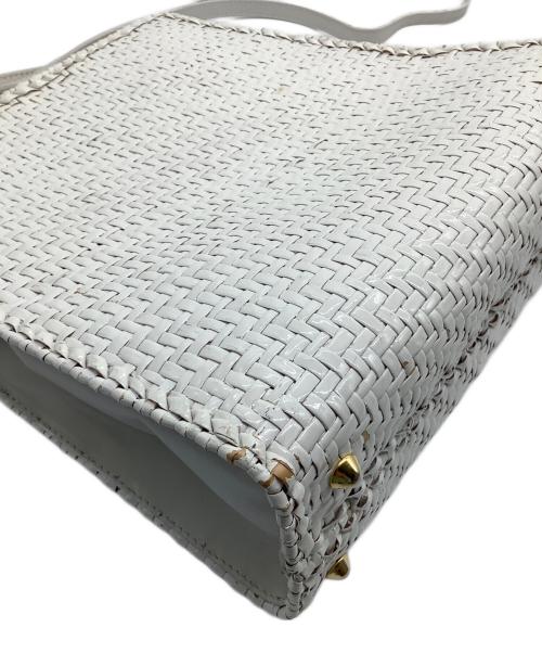 FENDI（フェンディ）FENDI (フェンディ) カゴバッグ ホワイトの古着・服飾アイテム