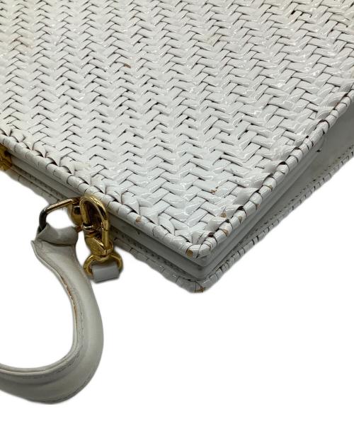 FENDI（フェンディ）FENDI (フェンディ) カゴバッグ ホワイトの古着・服飾アイテム