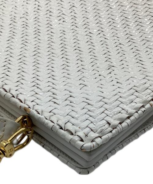 FENDI（フェンディ）FENDI (フェンディ) カゴバッグ ホワイトの古着・服飾アイテム