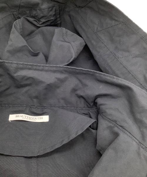 BEAUTY&YOUTH（ビューティーアンドユース）BEAUTY&YOUTH (ビューティーアンドユース) グログランフード2wayマウンテンパーカー ネイビー サイズ:Sの古着・服飾アイテム
